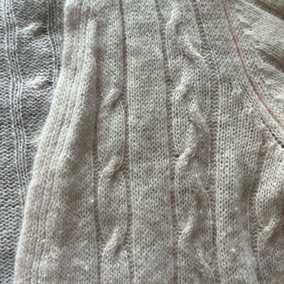 Minnie Rose Cashmere Open Front Long Sleeves Cardigan Blush Pink Size M - Picture 8 of 9